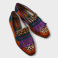 Romy - Polerade bruna loafers
