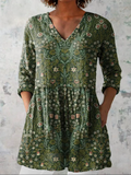 Julie | Lång blus med V-ringning