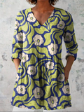 Elodie | Lång blus med V-ringning