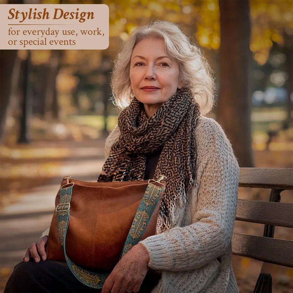 Greta – Vintage Läder Axelväska