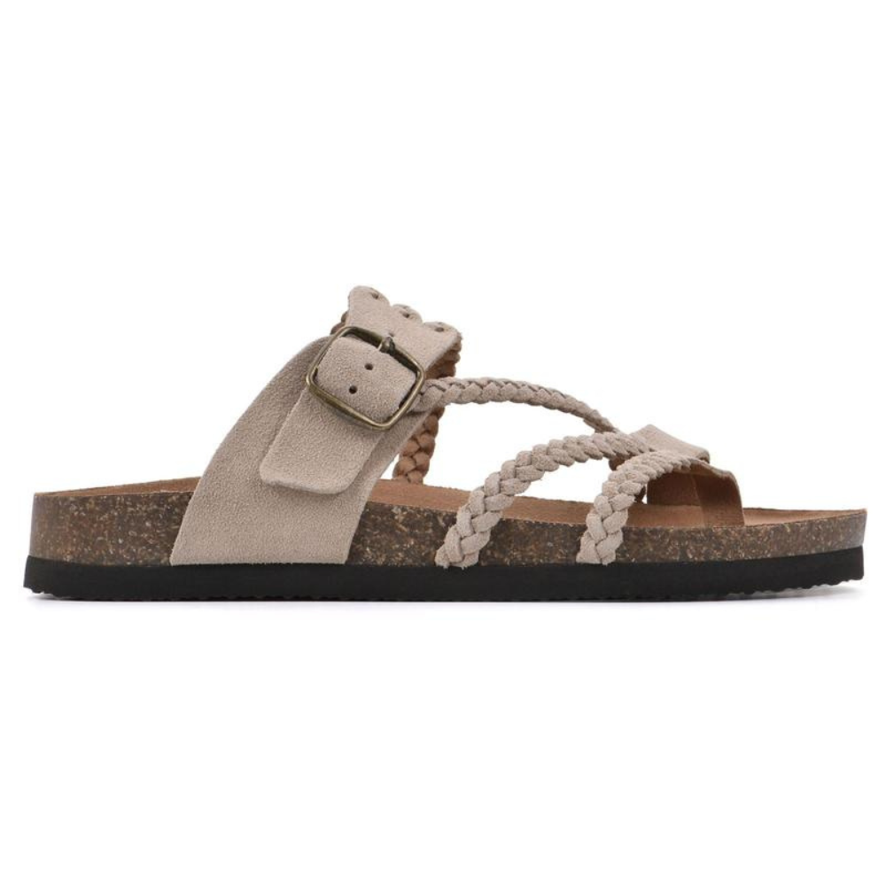 Hayleigh | Flätade korksandaler