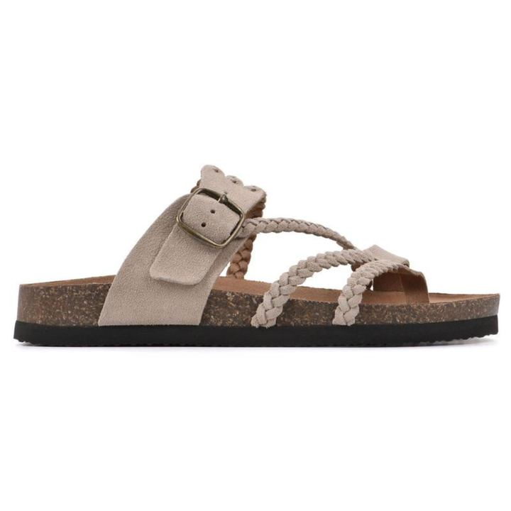 Hayleigh | Flätade korksandaler