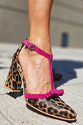 Helen™ - Klackskor med Leopardmönster
