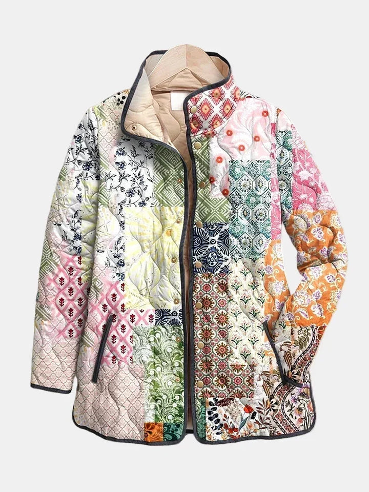Valcor | Bohemisk quiltad lapptäcksjacka Florence