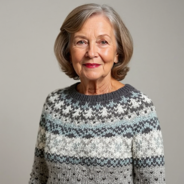 Marguerite | Vintagetröja i stickat
