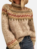 Kirsten | Fair Isle-stickad Tröja, Nordiskt Mönster