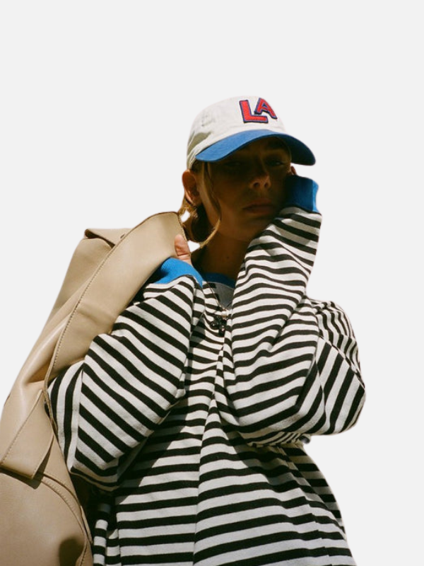 Lene | Färgglad oversize randig sweatshirt