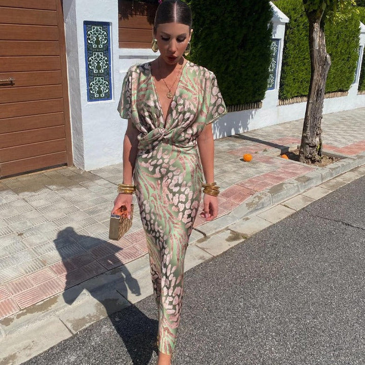 Ariella - Elegant Sidenmaxiklänning