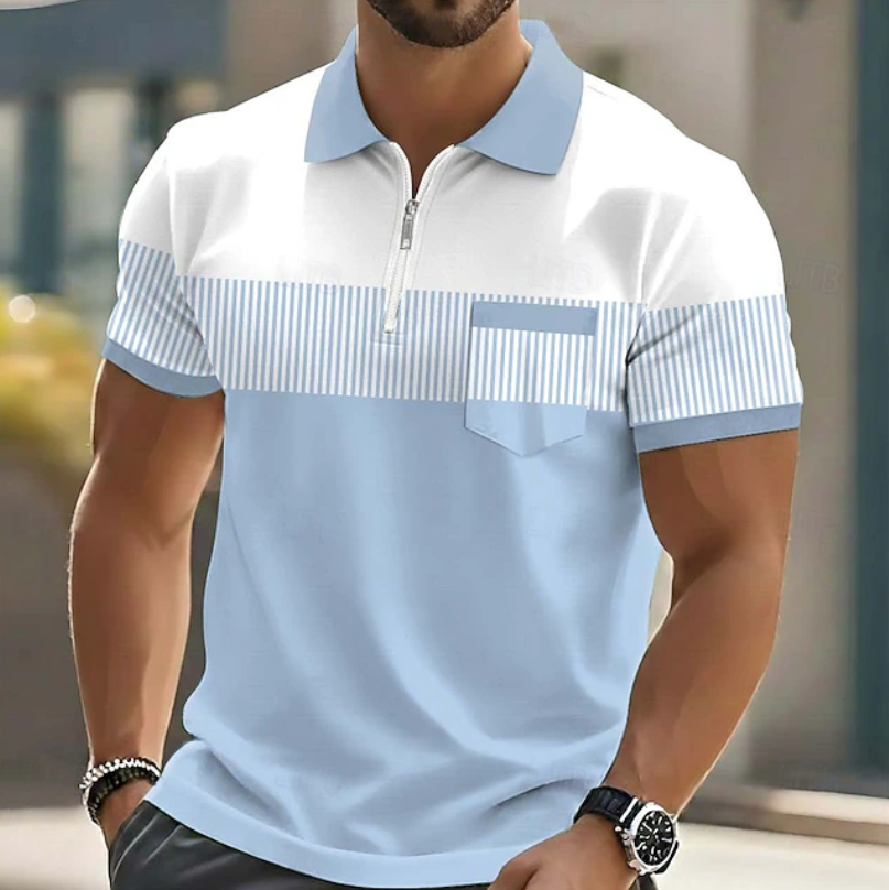 Mason | Elegant piké med dragkedja