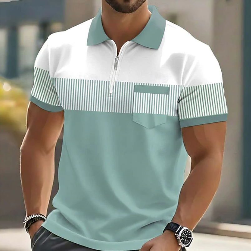 Mason | Elegant piké med dragkedja