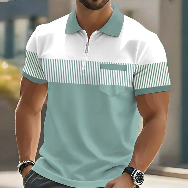 Mason | Elegant piké med dragkedja