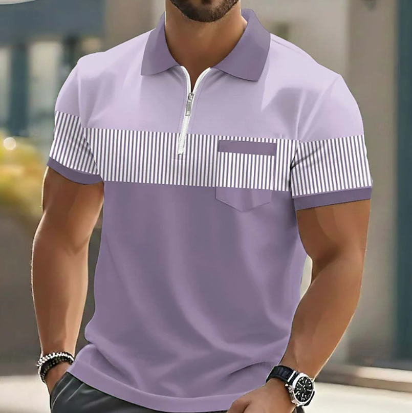 Mason | Elegant piké med dragkedja