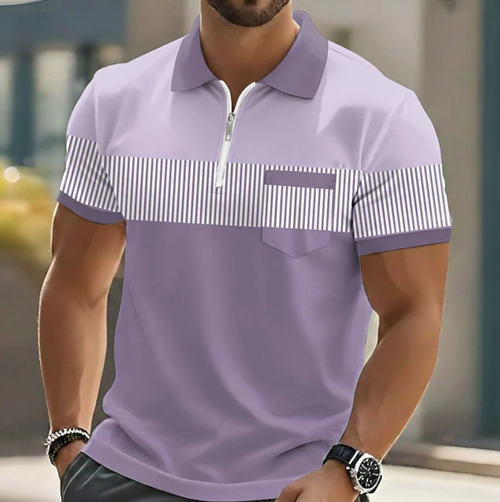 Mason | Elegant piké med dragkedja