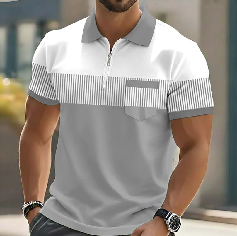 Mason | Elegant piké med dragkedja