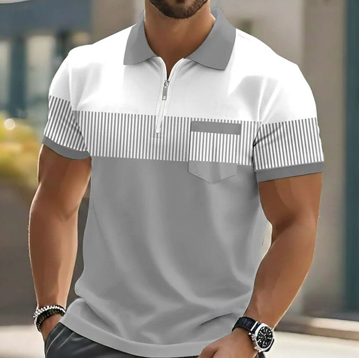 Mason | Elegant piké med dragkedja