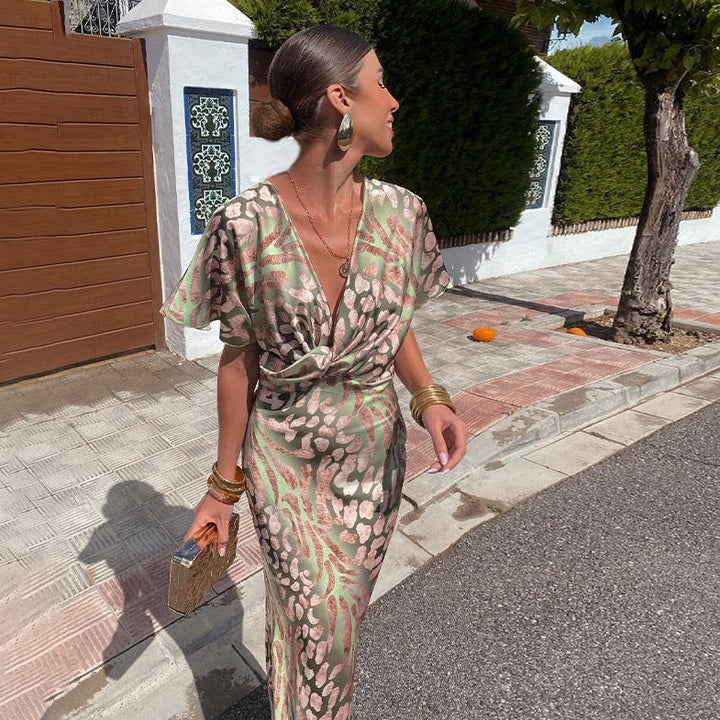 Ariella - Elegant Sidenmaxiklänning