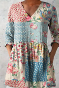 Estelle | Lång blus med V-ringning