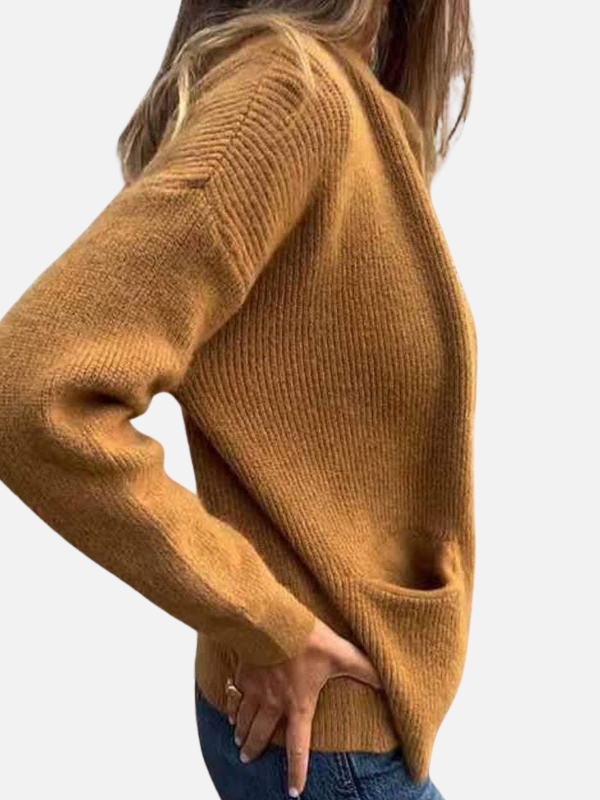Karen | Cardigan med dragkedja och fickor