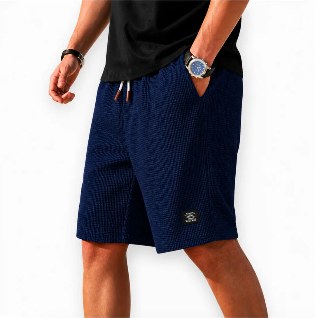 Mason | Vaffelmönstrade bermudashorts
