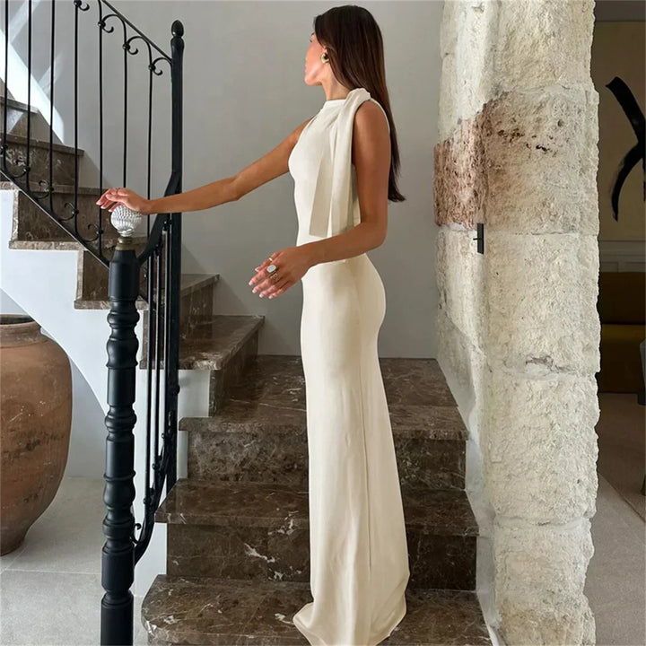 Cristina - Lång Klänning med Axelband