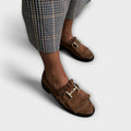 Brigitte - Elegant brun loafer