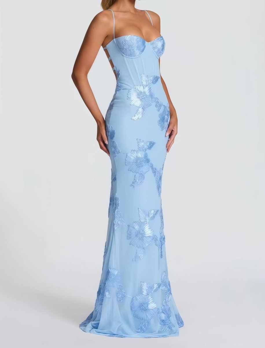 Bodycon Maxiklänning med Spets
