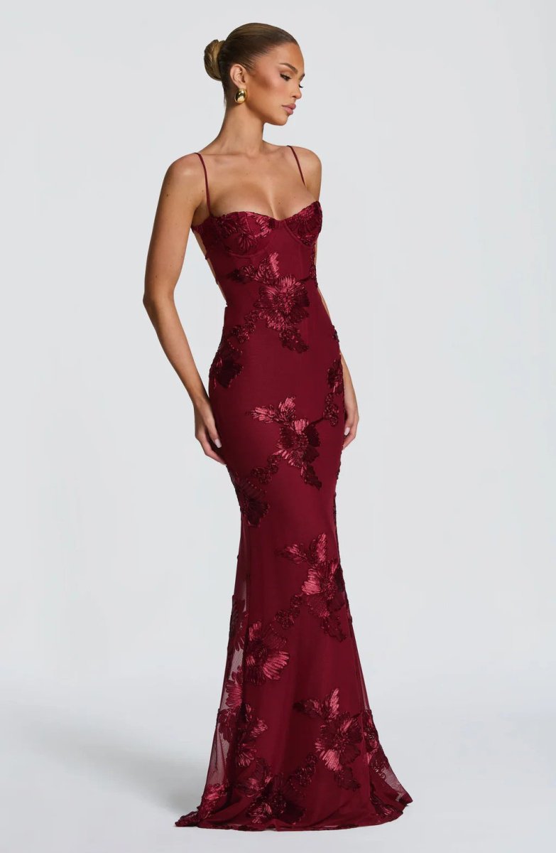Bodycon Maxiklänning med Spets