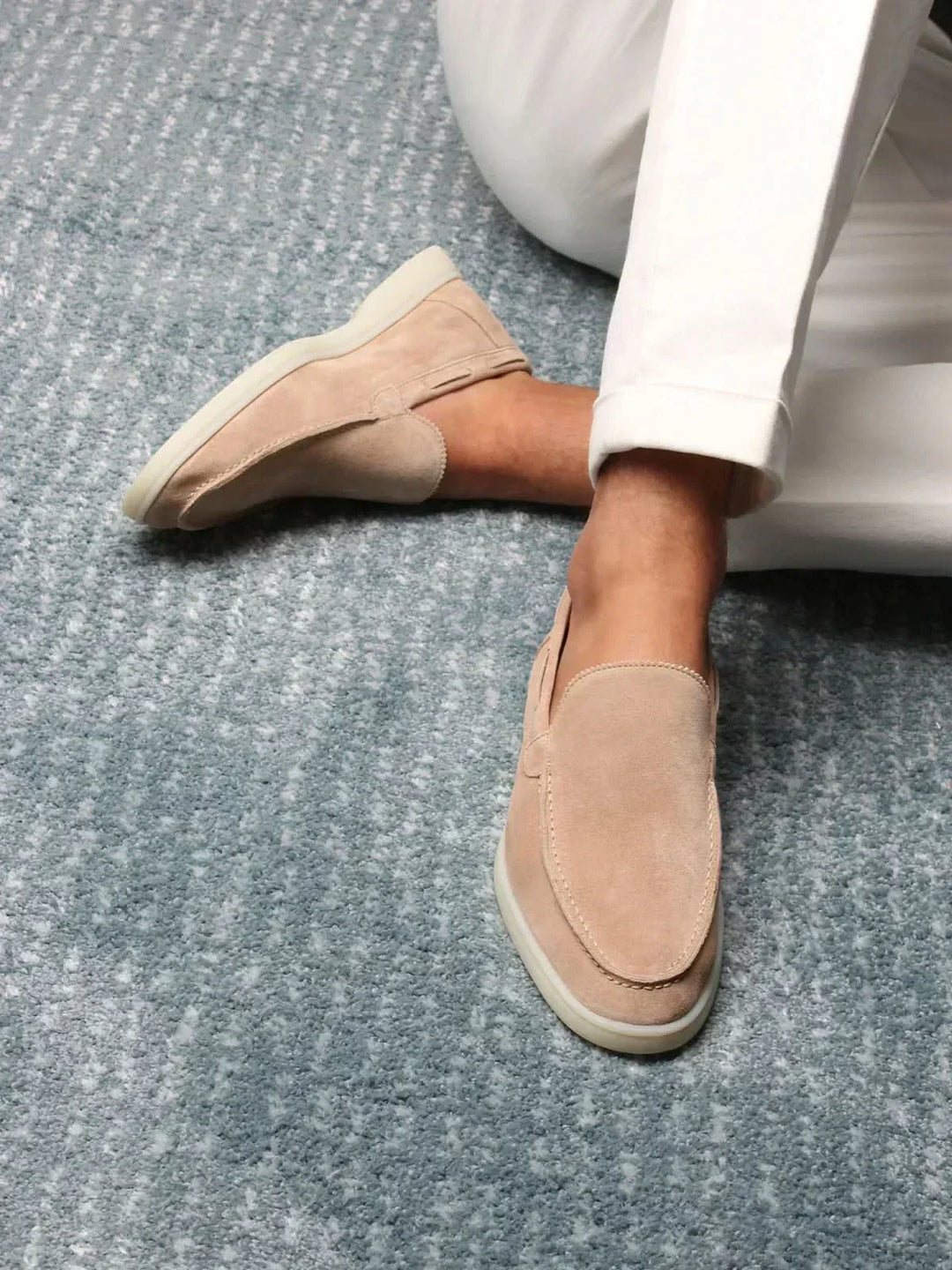 Klassisk Mockaloafer Beige