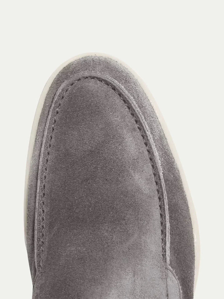 Klassisk mockaloafer grå